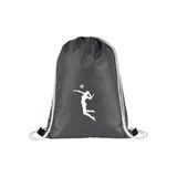 Hero Tasarım Voleybolcu - Ipli Sırt Çantası - Spor - Günlük - Okul 35*45CM One Size | BLL2719 - Gri - 20 L