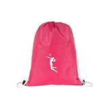 Hero Tasarım Voleybolcu - Ipli Sırt Çantası - Spor - Günlük - Okul 35*45CM One Size | BLL2719 - Pembe - 20 L