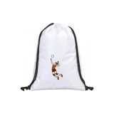 Hero Tasarım Voleybolcu - Ipli Spor Sırt Çantası - Günlük - Okul 35*45CM One Size | BLL4915 - Beyaz - 20 L