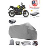 Hero Thriller Branda Gri Arka Çanta Uyumlu(Topcase) Motosiket Brandası Motor Örtüsü Çadır Su Geçirmez Motosiklet Kılıfı Motor Brandası,lastikli,taşıma Torbalı