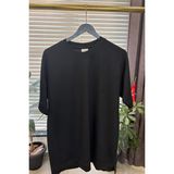Herodanal Yetişkin Erkek Düz Oversize Tshirt - Siyah
