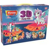 Heroes 3D Pony Oyun Hamuru Seti 21 Parça Ern-569