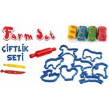 Heroes 588 Orta Kutulu Çiftlik Oyun Hamuru Seti - Renkli