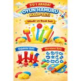 Heroes Dough 3'ü 1 Arada Oyun Hamuru Kalıp Seti - Enjektör, Merdane, Silindir ve Bıçaklı Şekillendirme Seti - Çok Renkli