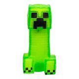 Heroes of Goo Jit Zu Minecraft Esnek Karakterler, Creeper, Süper Çıtır Goo İçinde Gizli Barut Parçasıyla Doldurma, Onu Boyutunun 3 Katına Kadar Uzatın - Duyusal Oyuncaklar