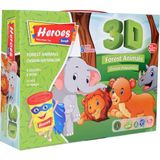 Heroes Oyun Hamuru Orman Hayvanları Seti 21 Parça ERN-571 5713