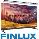 Heroglas Finlux 24FX3000F 24 inç TV Ekran Koruyucu