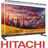 Heroglas Hitachi 65HT8060UD 65 inç TV Ekran Koruyucu