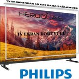 Heroglas Philips 55PFS7109 55 inç TV Ekran Koruyucu