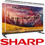 Heroglas Sharp LC-50LE652V 50 inç TV Ekran Koruyucu