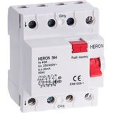 Heron 4X40A 30 Ma Kaçak Akım Rölesi - HERON 4X40A 30 MA KAÇAK AKIM RÖLESİ,