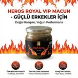HEROS ROYAL Ginseng ve Çakşır Özlü Bitkisel Performans Macunu 240 gr - 1 Adet