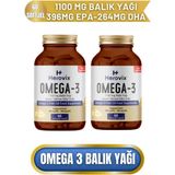 Herovix Omega 3 Balık Yağı 60 Softjel 1100 Mg 2 Adet