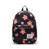 Herschel Classic Pink Flowers Unisex Siyah Sırt Çantası