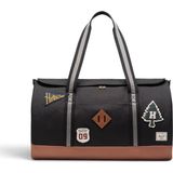 Herschel Heritage Duffle Su Itici Kumaş Seyahat ve Spor Çantası, 40 L Uniseks Siyah Çanta - 11385 - Tek Beden