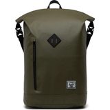 Herschel Roll Top Sırt Çantası 11194 Su Geçirmez, yeşil (Ivy Green)