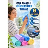 HerŞey Marketing Mikrofiber Sentetik Güderi Cam Bezi Lüx Genel Temizlik Bezi 1 Adet Oto Yıkamacı Bezi Mutfak Lavabo Cam Bezi Süper Su Emici Temizlik Bezi Çok Renkli