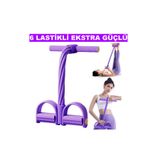 HerŞey Marketing Pedallı Spor Aleti Kondisyon Aleti 6 Lastikli Body Trimmer Esktra Güçlü Kol Karın Kası Spor Aleti