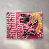 Herşey Nota Barbie Pembe Clutch Portföy Çanta