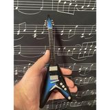 Herşey Nota Elektro El Yapımı Minyatür 25 cm 3D Mavi - Violin Sunburst