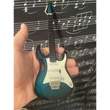 Herşey Nota Elektro Gitar Yeşil El Yapımı Biblo Minyatür 25 cm - Violin Sunburst