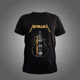 Herşey Nota Gitar Metallıca Siyah Tshirt - XL