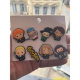Herşey Nota Harry Potter Temalı 8 Adet PVC Terlik Süsü Seti Büyücülük Okulu Karakterleri Eğlenceli Tasarım