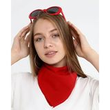 Herşey Nota Kırmızı Düz Fular - Bandana - 23 Nisan, 29 Ekim, 30 Ağustos, 19 Mayıs Tören %100COTTON - Çok Renkli