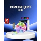 Herşey Trend 10 Metre Smart Şerit LED Bluetooth Telefon Kontrollü USB Enerjili