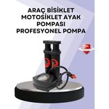 Herşey Trend Basınç Saatli Ayak Pompası Bisiklet ve Araç Uyumlu