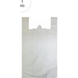 Herşey Trend Beyaz Atlet Poşet Mini Boy 20X34 cm Takriben 235 Adet 1 kg - 20 x 34 cm