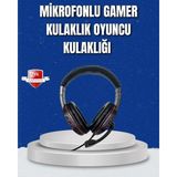 Herşey Trend Bilgisayar Oyuncu Kulaklığı – Yumuşak Pedli, Dayanıklı Ipli Kablo - Renkli