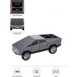 Herşey Trend D68 Cyber Model Araba Tasarımlı Bluetooth Hoparlör 15W Güçlü Ses Rgb LED /tws/usb Gri