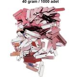 Herşey Trend Herşeytrend Bakır 15 x 5 mm Dantel Oya Yazma Halhal Abiye Lazer Kesim Pul 1000 Adet / 40 Gram