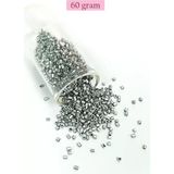 Herşey Trend Herşeytrend Kesme Cam Boncuk 2mm - 60 Gram - Mat Gümüş - BNC381