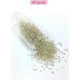 Herşey Trend Herşeytrend Kesme Cam Boncuk 2mm - 60 Gram - Şeffaf Gümüş - BNC378