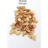 Herşey Trend Herşeytrend Oya Abiye Bileklik Kolye Pleksi Metalik Plastik Pul Altın Renk 24 Gram 270 Adet - BNC538