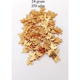 Herşey Trend Herşeytrend Oya Abiye Bileklik Kolye Pleksi Metalik Plastik Pul Altın Renk 24 Gram 270 Adet - BNC555