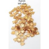 Herşey Trend Herşeytrend Oya Abiye Bileklik Kolye Pleksi Metalik Plastik Pul Altın Renk 8 Gram 100 Adet - BNC485