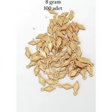 Herşey Trend Herşeytrend Oya Abiye Bileklik Kolye Pleksi Metalik Plastik Pul Altın Renk 8 Gram 100 Adet - BNC490
