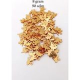 Herşey Trend Herşeytrend Oya Abiye Bileklik Kolye Pleksi Metalik Plastik Pul Altın Renk 8 Gram 90 Adet - BNC495