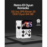Herşey Trend R36S Taşınabilir Retro Oyun Konsolu – 15.000 Oyun, 64 GB Depolama, IPS Ekran