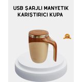 Herşey Trend Şarjlı Otomatik Karıştırıcı Kupa Manyetik Mix Kupa Paslanmaz Çelik Iç Astar