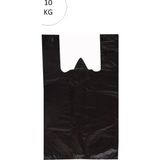 Herşey Trend Siyah Atlet Poşet Orta Boy 29X50 cm Takriben 850 Adet 10 kg - 29 x 50 cm