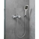 Herşey Trend Siyah Duş Seti El Duşu Başlığı Spiral Hortum Dayanıklı Banyo Duş Aksesuarı