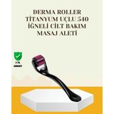 Herşey Trend Titanyum Dermaroller 540 Iğne Cilt Onarım ve Kolajen Üretim Desteği - Çok Renkli