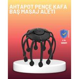 Herşey Trend USB Şarjlı Kafa Masaj Aleti 3 Modlu 8 Başlıklı Stres Giderici
