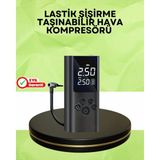 Herşey Trend USB Şarjlı Taşınabilir Hava Kompresörü Dijital Ekranlı