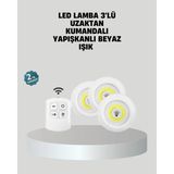 Herşey Trend Uzaktan Kumandalı 3’lü Ayarlanabilir Spot LED Işık Seti