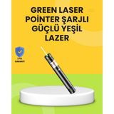 Herşey Trend Uzun Mesafe Görünürlüklü Yeşil Lazer Pointer Şarjlı